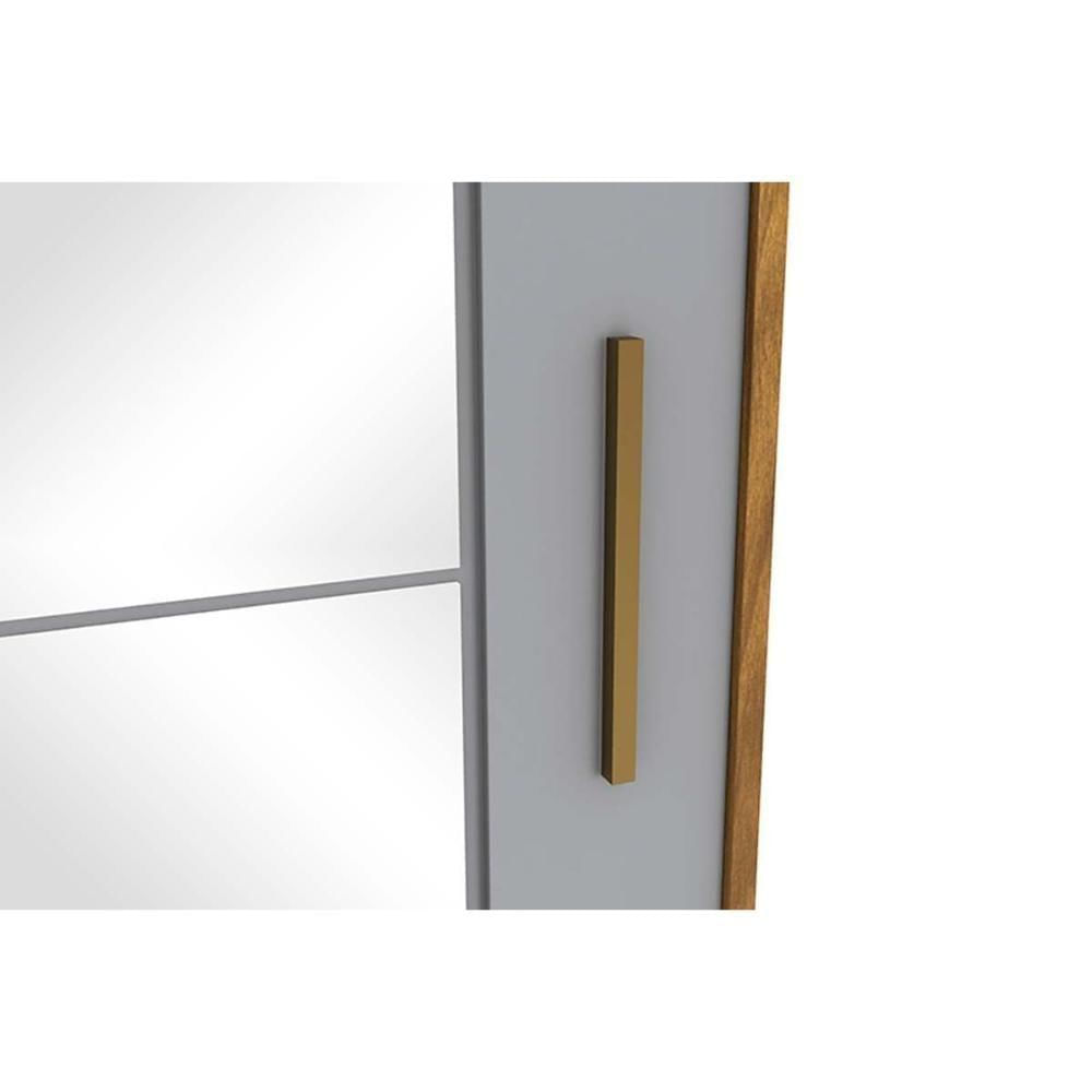 Miniatura Guarda Roupas 2 Portas De Correr (1 C- Espelho) E 3 Gavetas Verg Branco - Henn