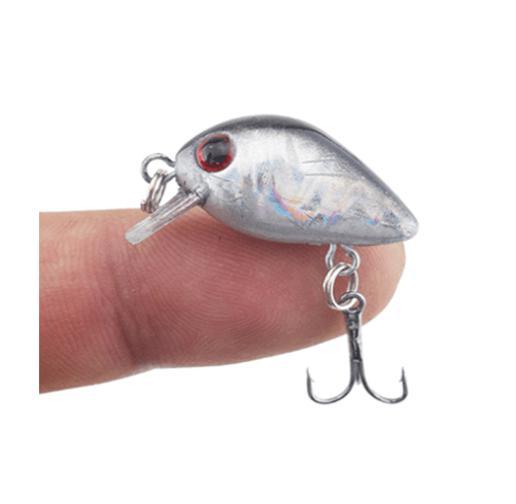Miniatura Kit 10 Mini Isca Artificial De Pesca 2,5Cm Tucunare Tilapia