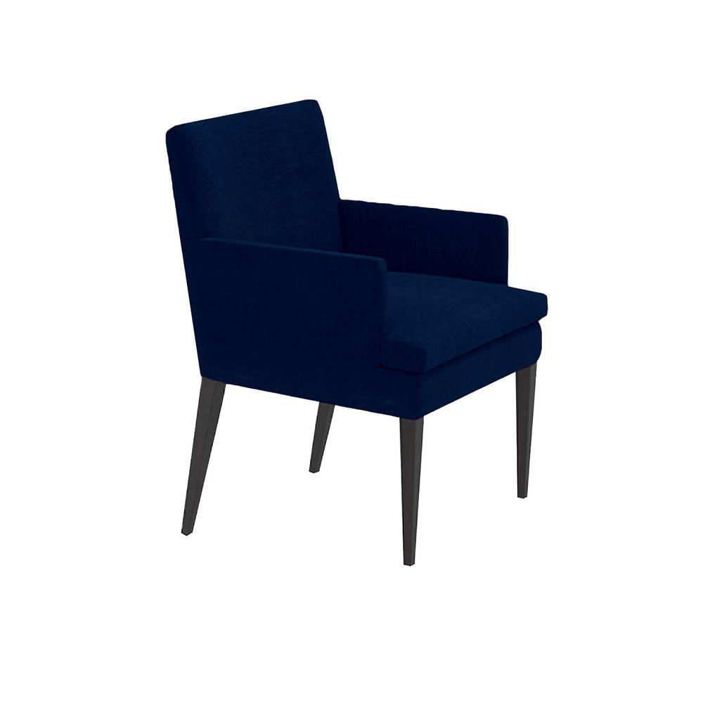 Miniatura Kit 4 Cadeiras Germany + 2 Germany Retro Suede Azul Marinho