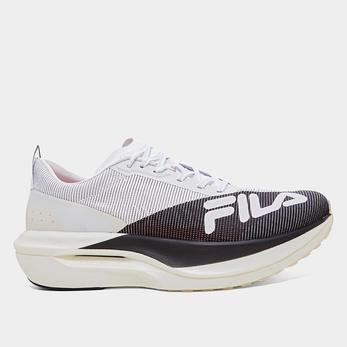 Miniatura Tênis Fila Racer Carbon 3 Masculino Branco+Preto - 38