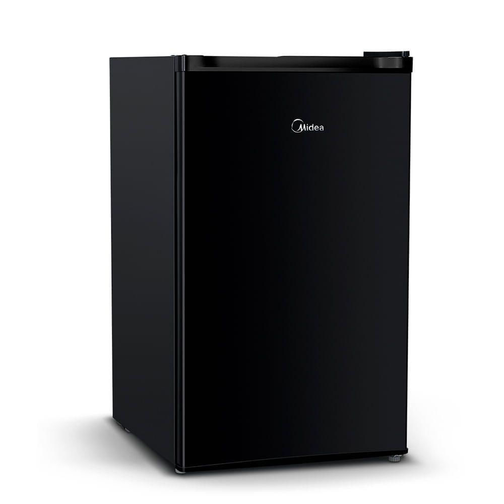 Miniatura Frigobar Midea Black Edition Preto 124 Litros MRC12B1-B 110V