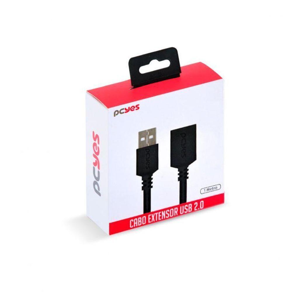 Miniatura Cabo Extensor Usb A 2.0 M P- F 1m Puamf2-1