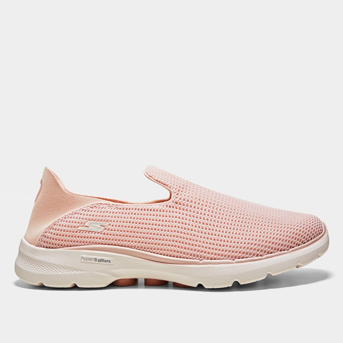 Miniatura Tênis Skechers Go Walk 6 Vivid Motion Feminino Rosê - 34