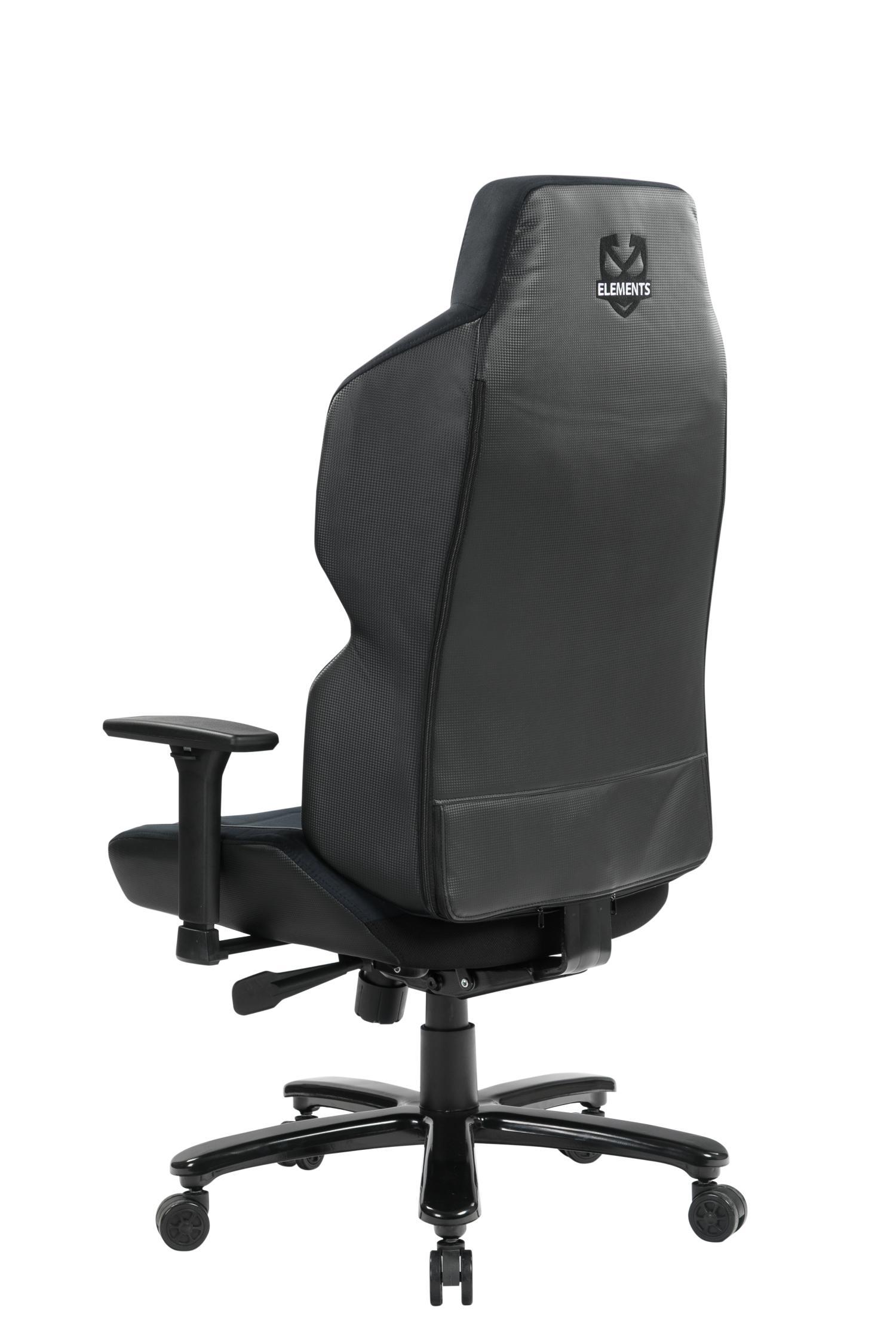 Cadeira Gamer Elements Magna Nemesis Suede Preta