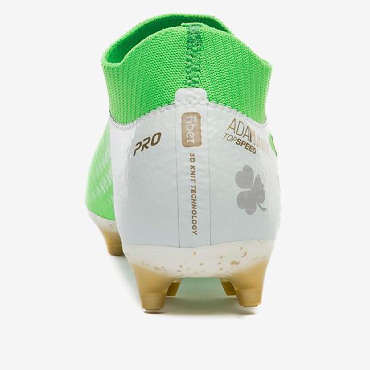 Miniatura Chuteira Campo Umbro Adamant Top Speed Unissex Verde+Branco - 38