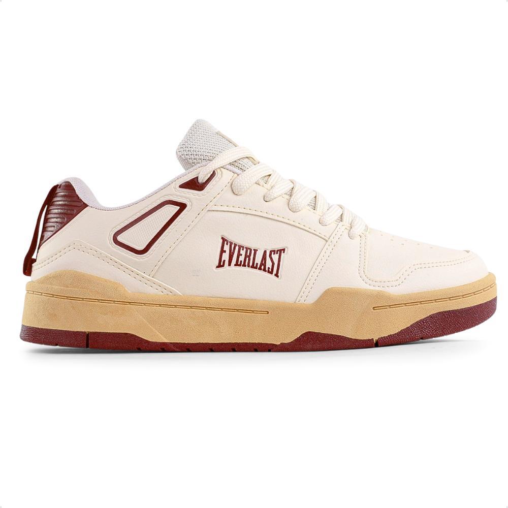Miniatura Tênis Everlast Masculino Casual Bege / Bordô - 39