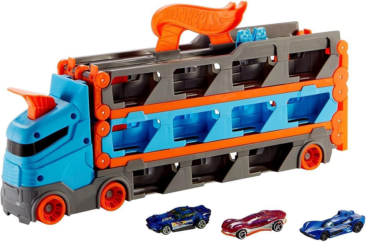 Miniatura Hot Wheels Caminhão Pista Com Carrinhos - Mattel Gvg37