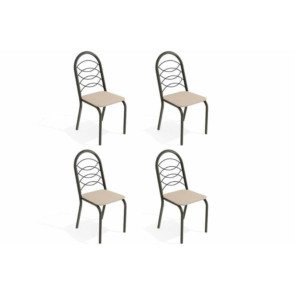 Miniatura Kit 4 Cadeiras Holanda 4c009brz 4 Un Bronze Courano Nude