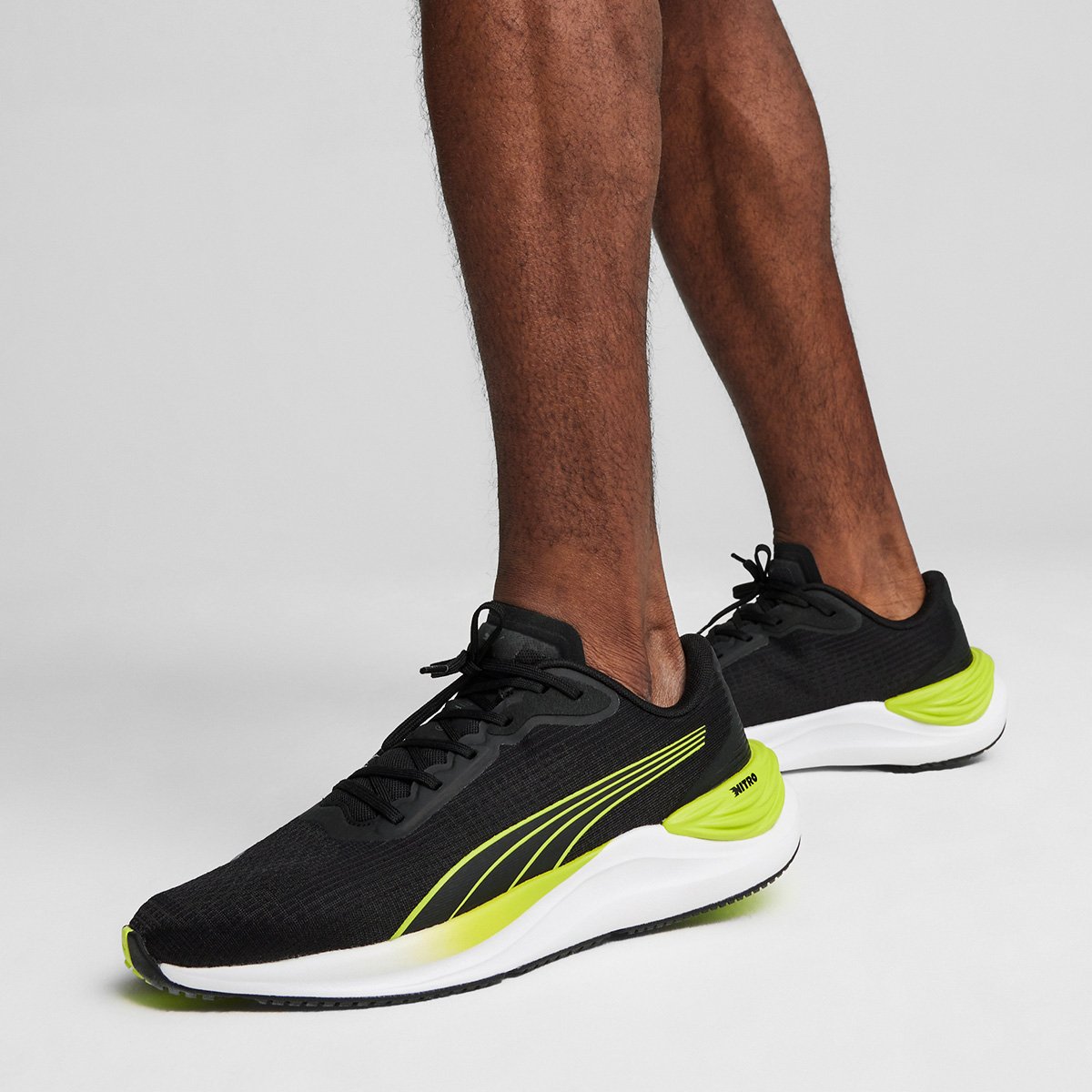 Miniatura Tênis Puma Electrify Nitro 3 Masculino Preto+verde - 39