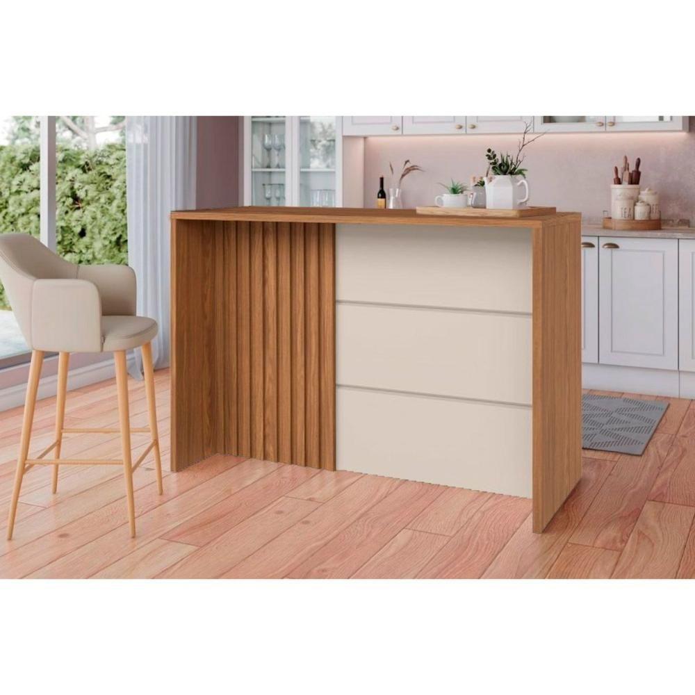 Miniatura Balcão Ilha Cozinha Gourmet Requinte Duna Cristal