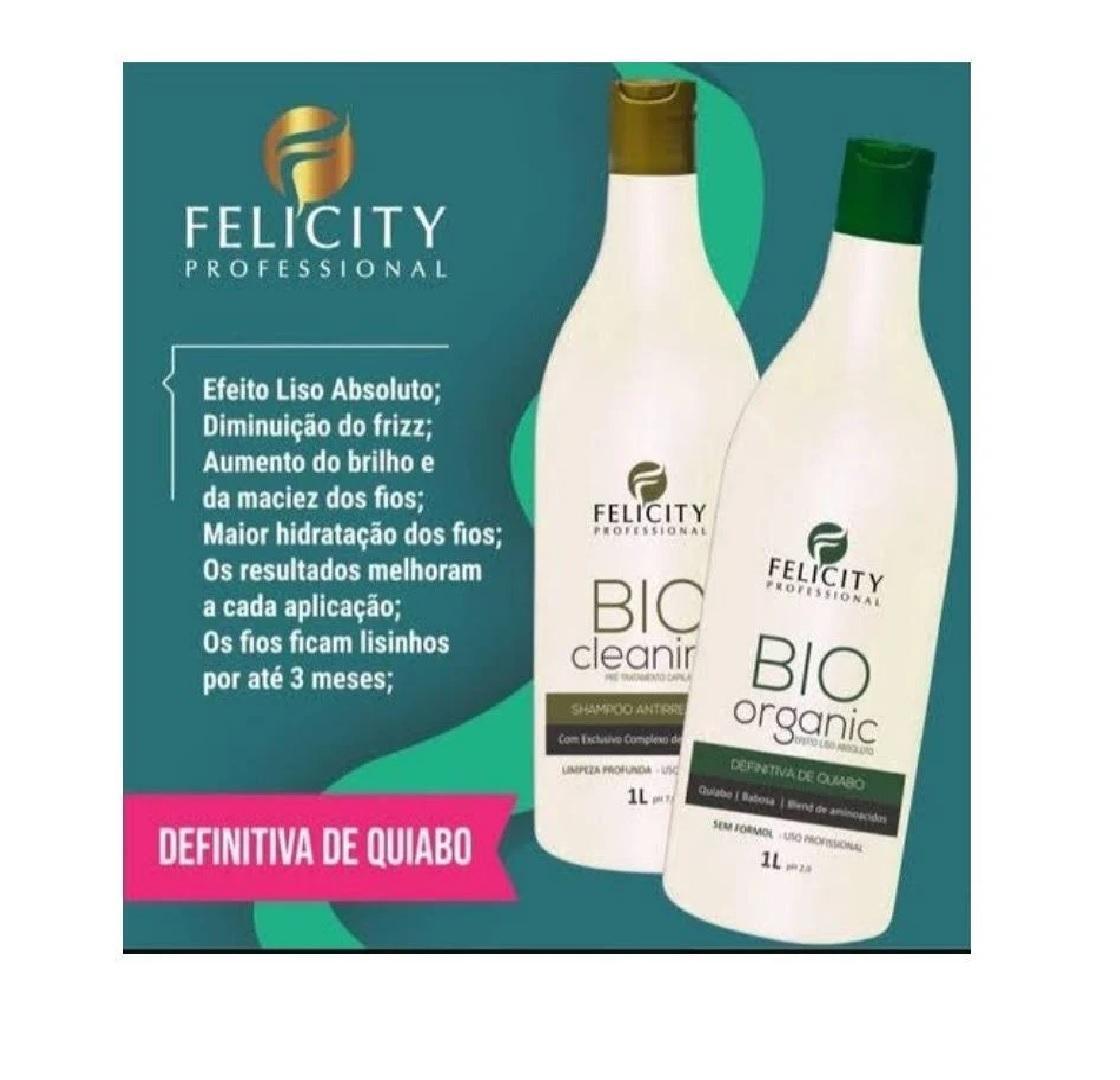 Miniatura Kit Definitiva De Quiabo Felicity Professional 2X1L Original
