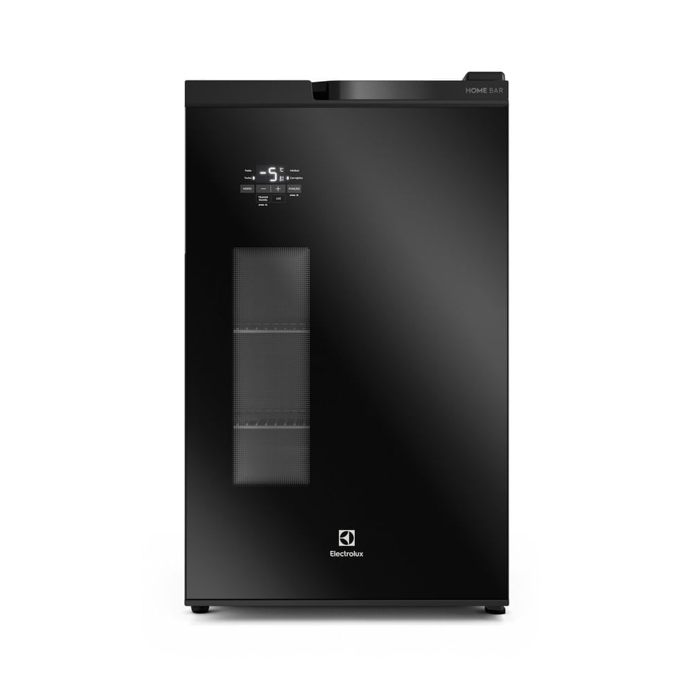 Miniatura Cervejeira Electrolux Home Bar Frost Free de 100 Litros Preta - EB10C