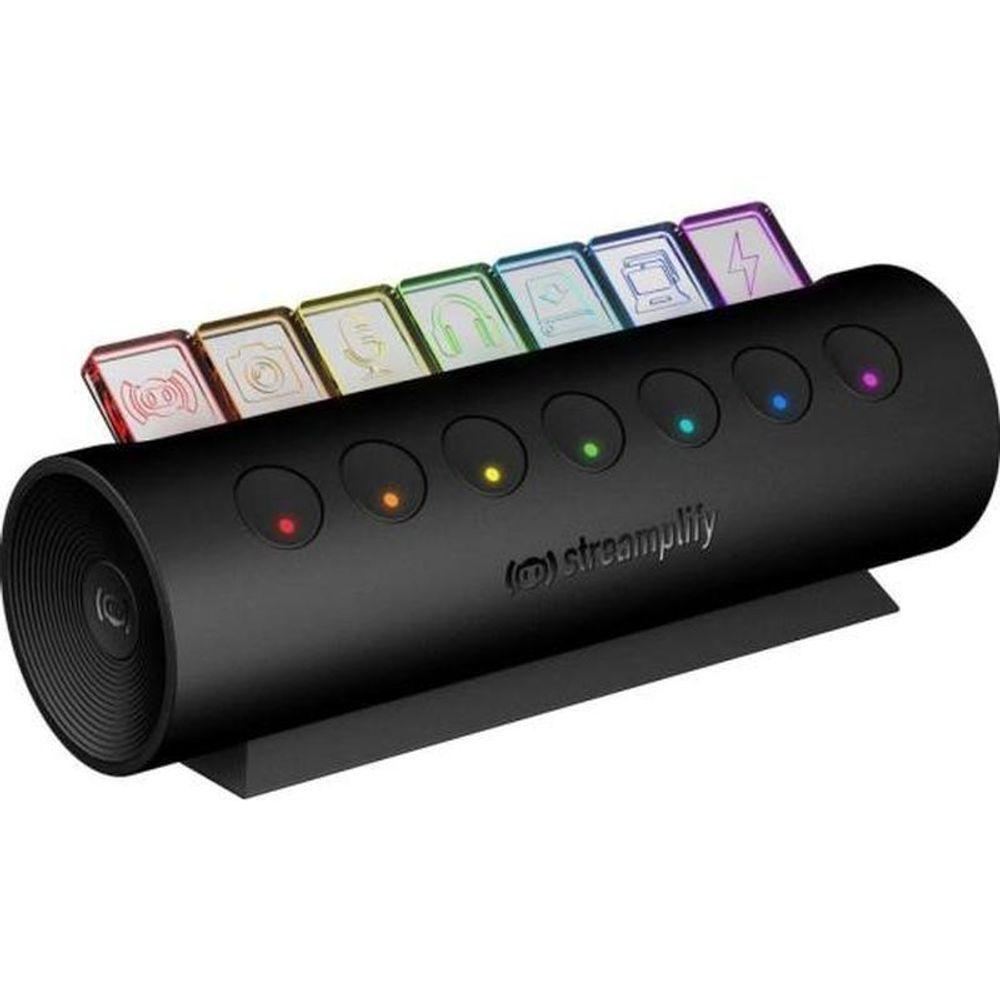 Miniatura Hub Usb 7 Portas 3.0 Streamplify Ctrl 7 Preto Rgb