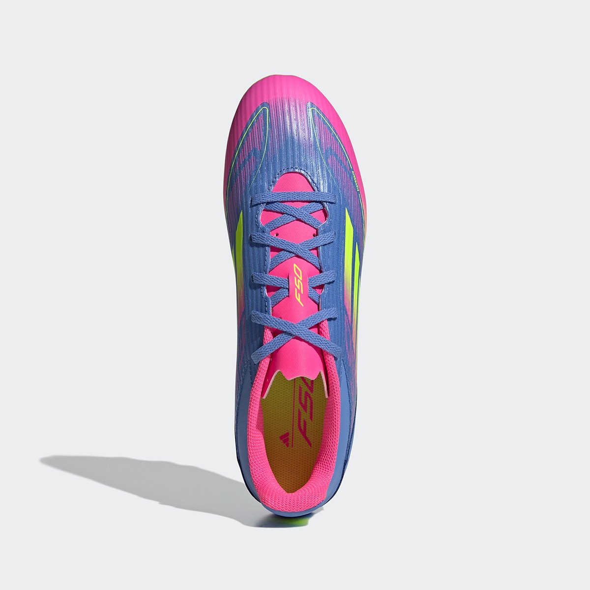 Miniatura Chuteira Campo Adidas F50 Club Unissex Azul+Verde - 39