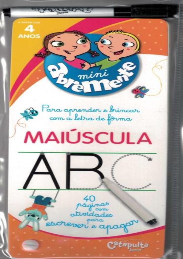 Miniatura Abremente Escreve E Apaga - Maiuscula - A Partir De 4 Anos
