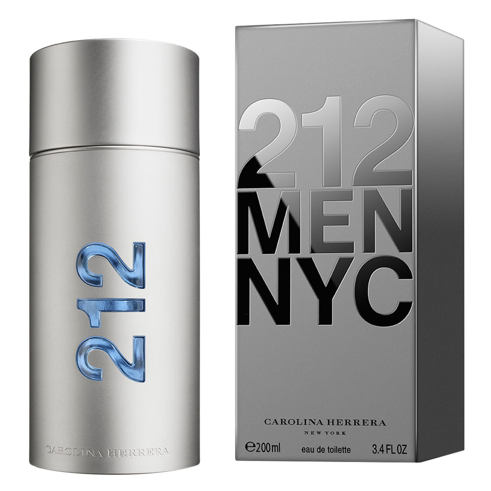 Miniatura 212 Men Nyc Carolina Herrera - Perfume Masculino - Eau de Toilette 200ml