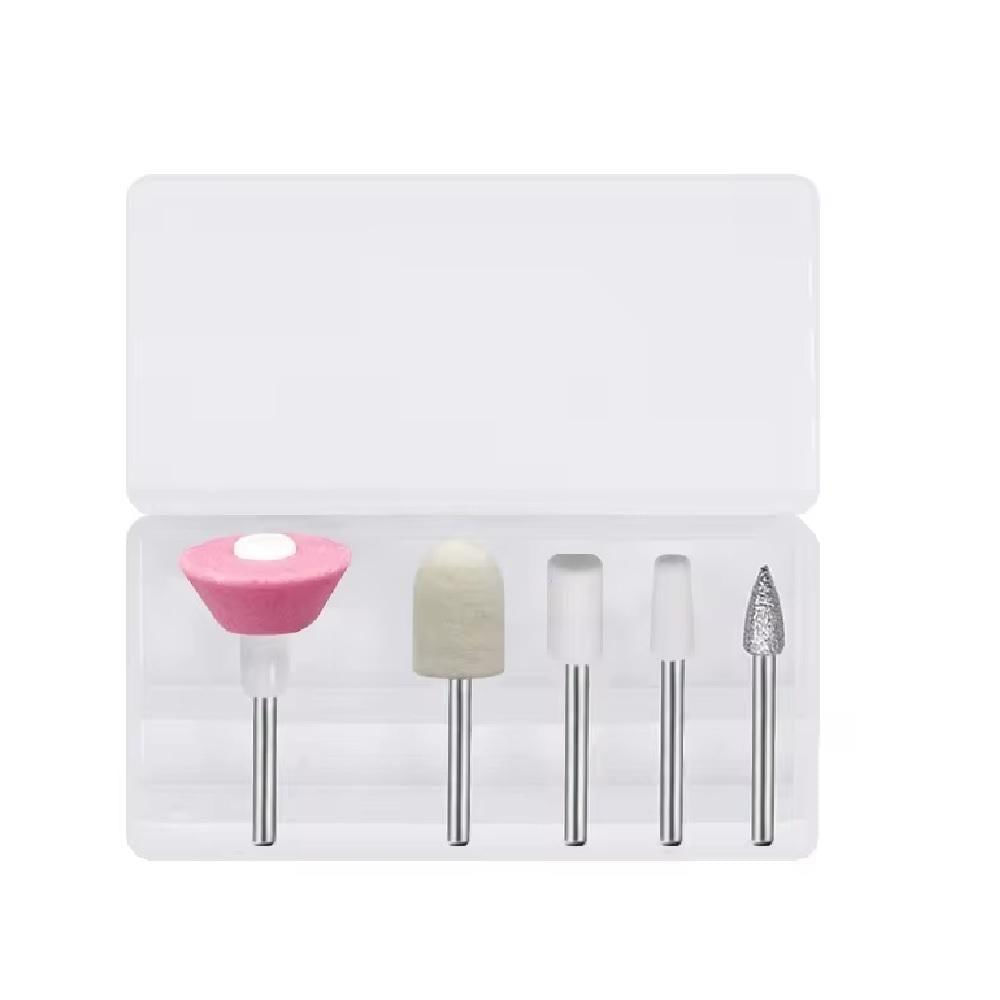 Miniatura Kit Lixadeira Elétrica De Unhas Lixar Modelar E Polir Com Precisão Profissional