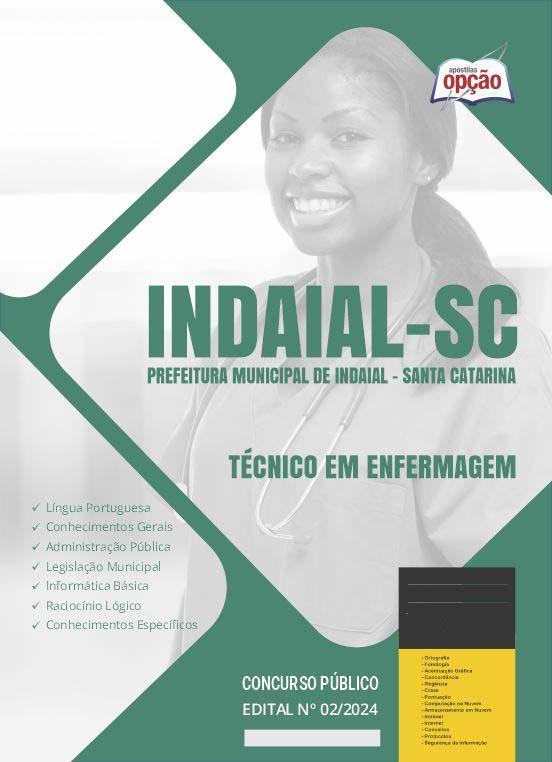 Miniatura Apostila Prefeitura Indaial Sc 2024 - Técnico Em Enfermagem