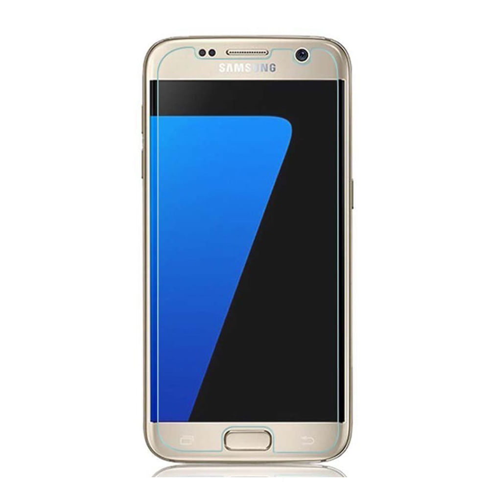 Kit Capa Transparente Galaxy S7 ou S7 Flat + Película Vidro
