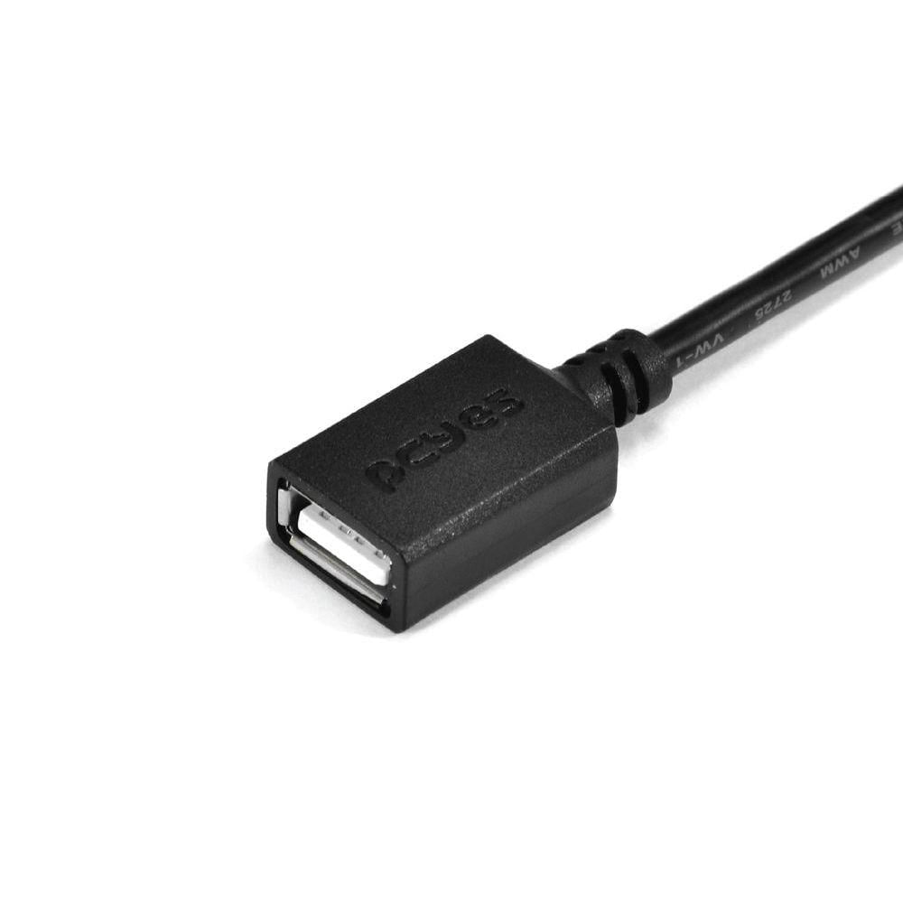 Miniatura Cabo Extensor Usb A 2.0 Macho Para Usb A 2.0 Femea 28awg Puro Cobre 1 Metro - Puamf2-1