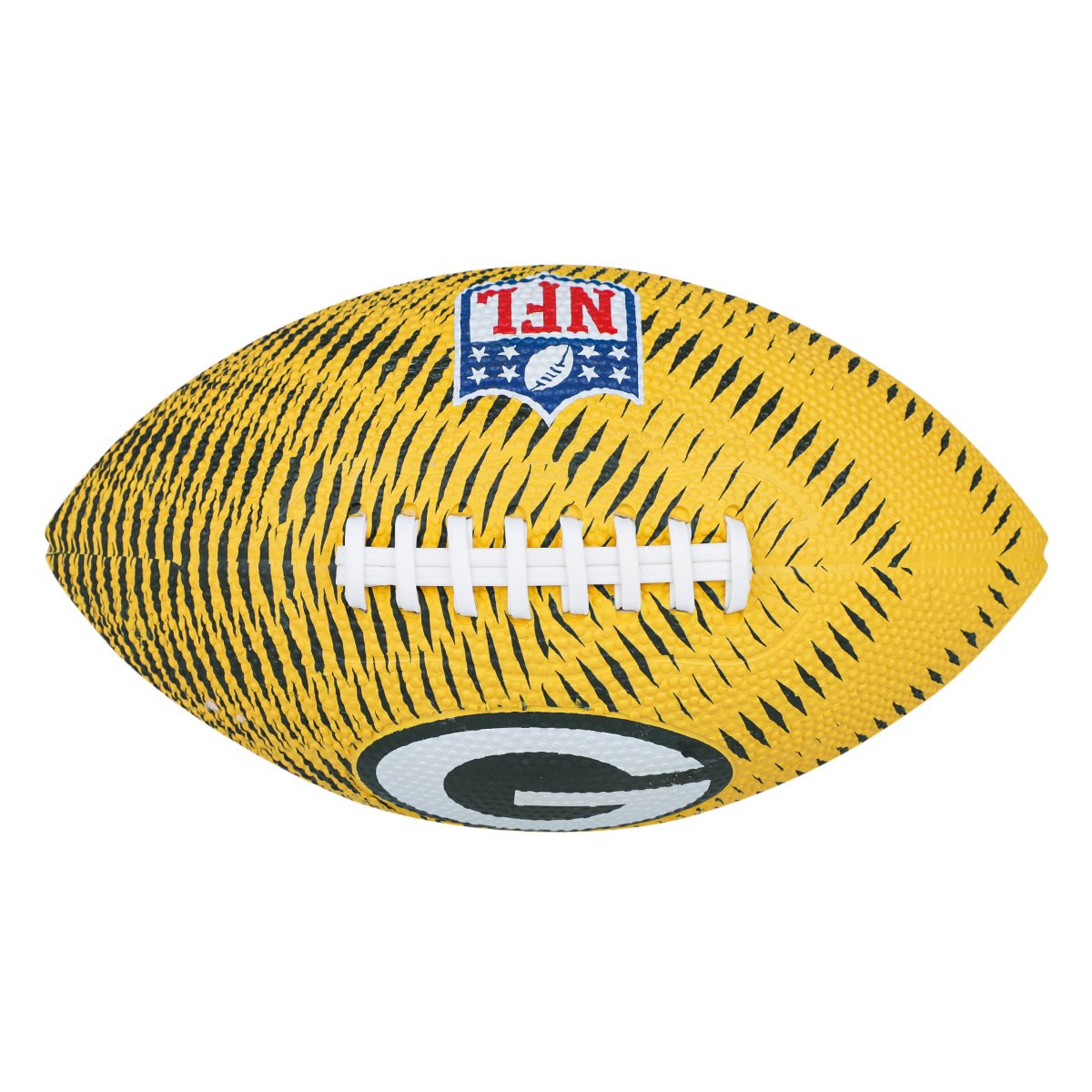 Miniatura Bola de Futebol Americano Wilson NFL Team Tailgate Jr Green Bay Packers Laranja+Verde