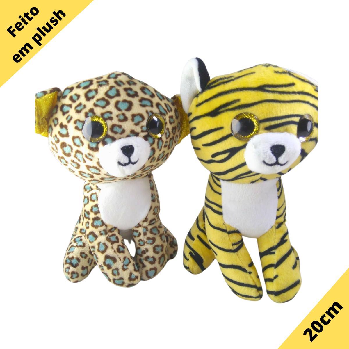 Miniatura Kit Safari Selva Zoo Olhos Brilhantes 4 Un Fofinho