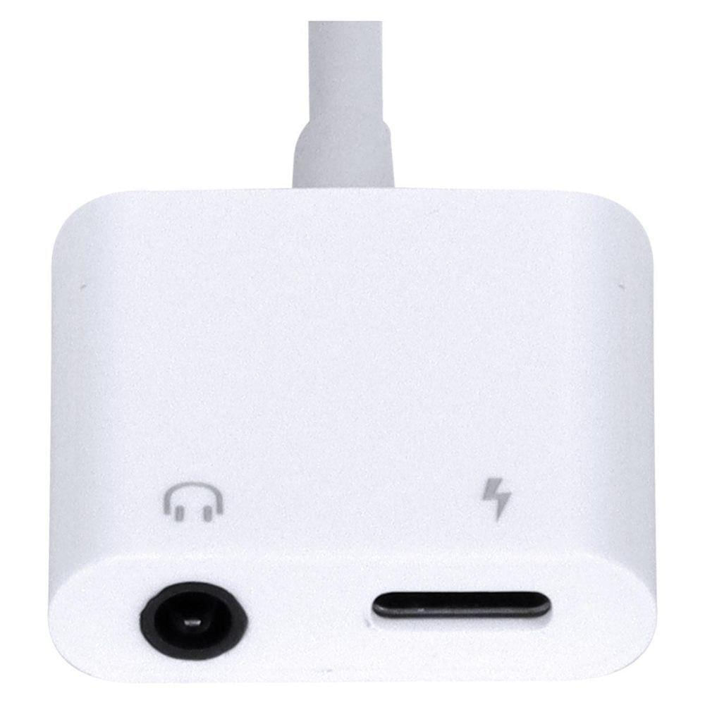 Miniatura Adaptador De Audio P2 + Carregador Para Usb Tipo C -