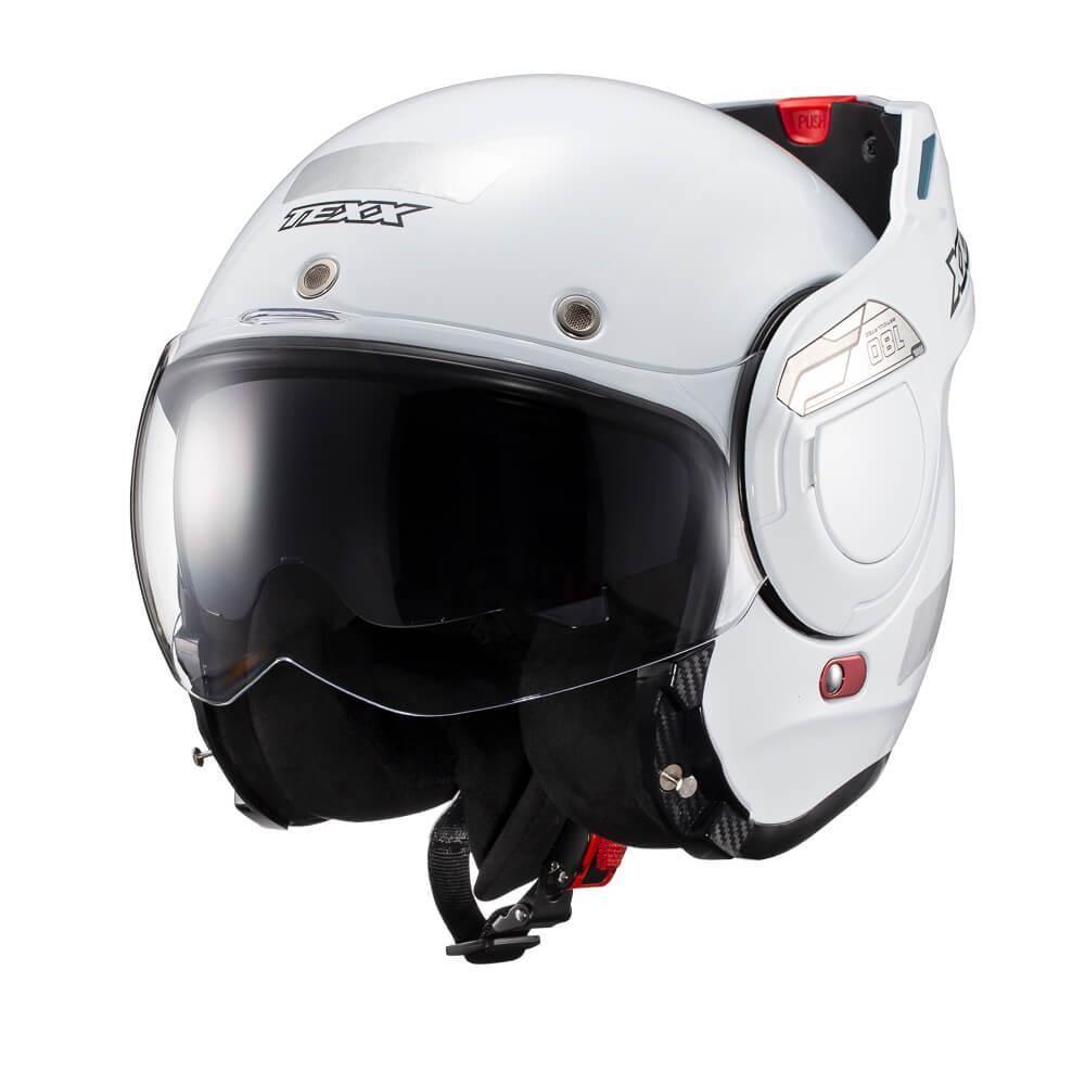 Capacete Texx Esc Stratos 180 Branco Brilho 56 [f016]