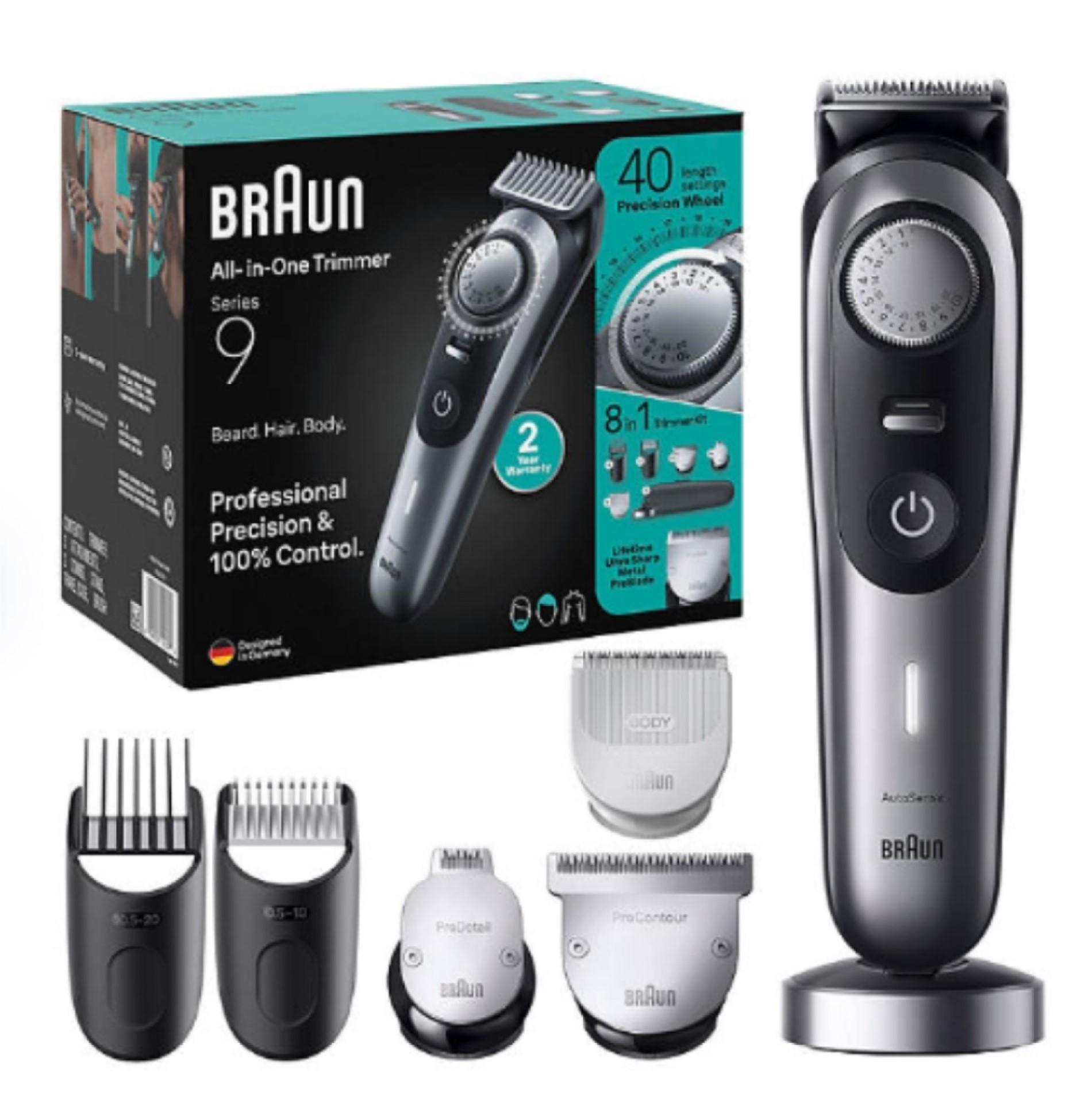 Miniatura Braun Series 9 All-In-One 8In1 Aparador De Pelos Barba/Corpo