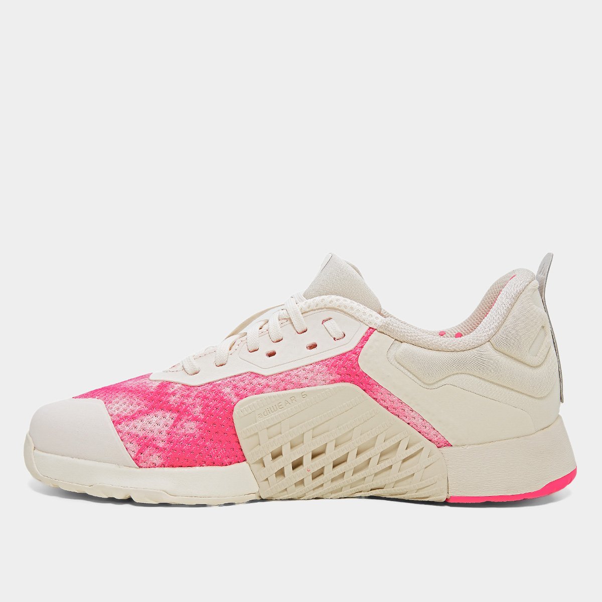 Miniatura Tênis Adidas Dropset 3 Feminino Branco+Rosa - 34