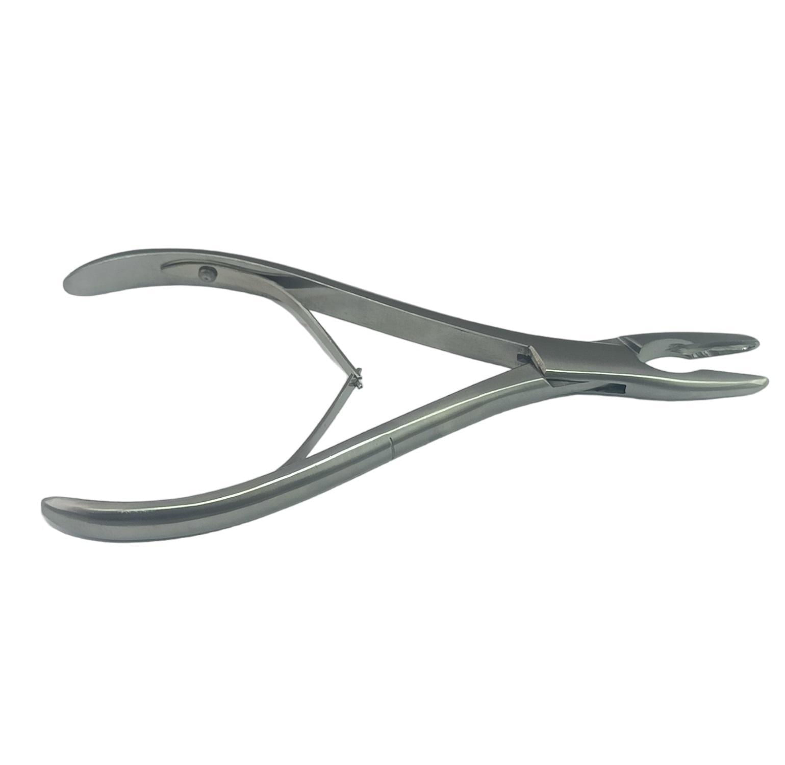 Miniatura Pinca Cirurgica Saca Bocado Inox 18Cm Reto