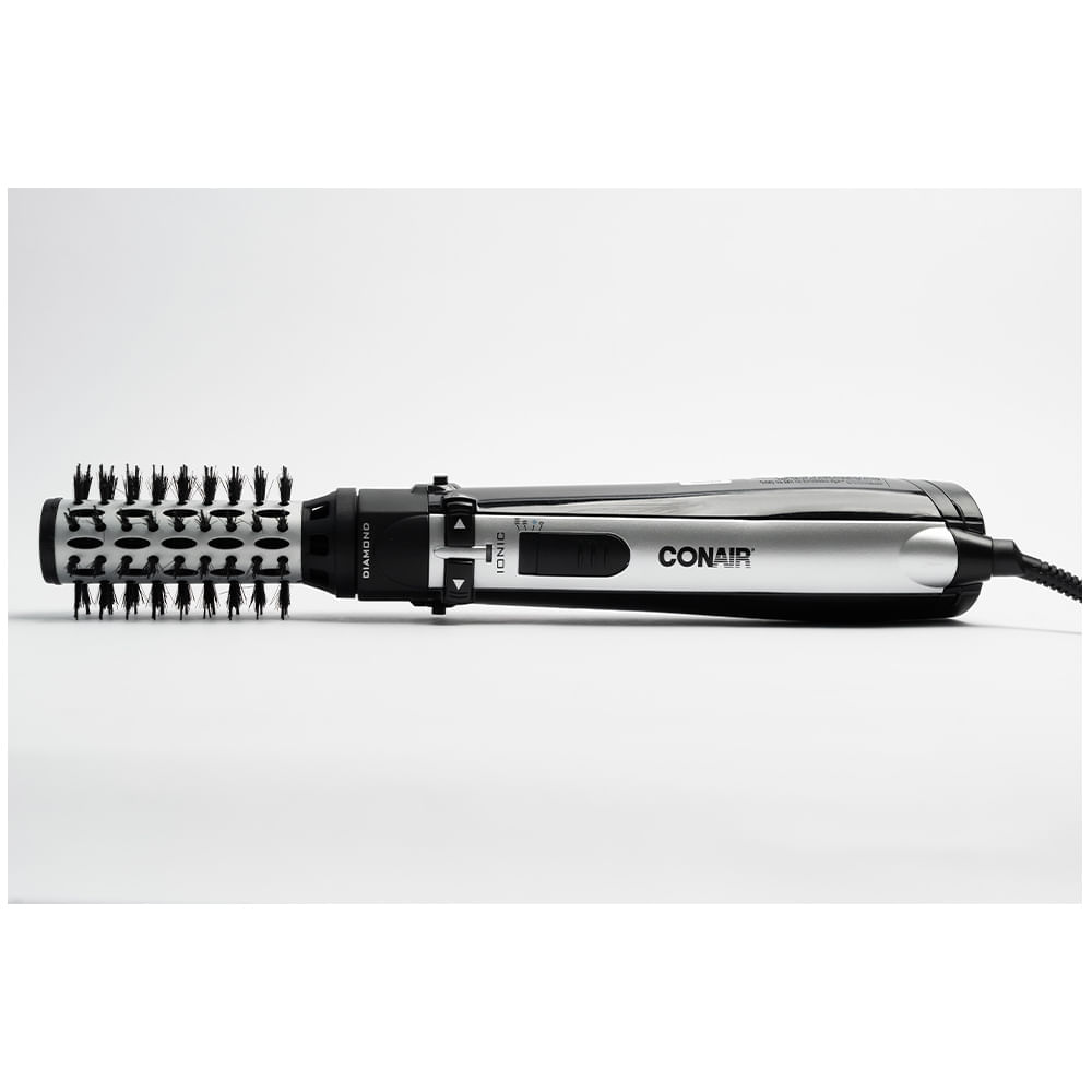 Escova Secadora Rotativa Diamond Rotating Conair e 900W Preto e Prata - 2735ABR 110