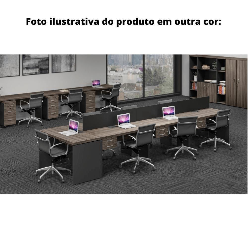 Miniatura Gaveteiro Volante 4 Gavetas Com Chaves Pe40 Em Mdp Noce Naturalle