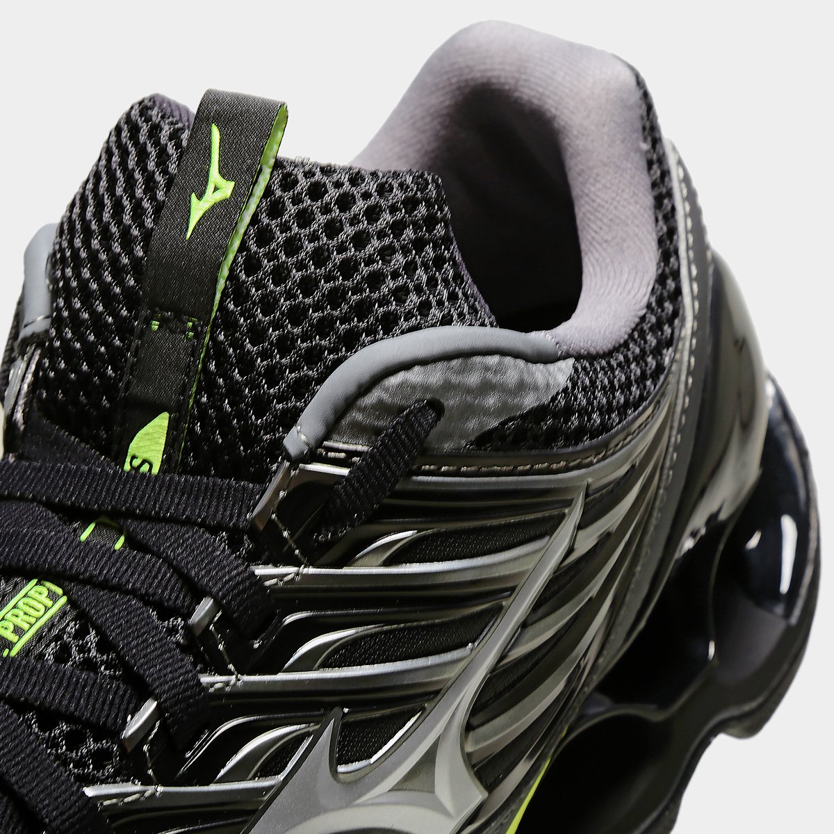 Tênis Mizuno Wave Prophecy 13-S Masculino Chumbo+Amarelo - 39