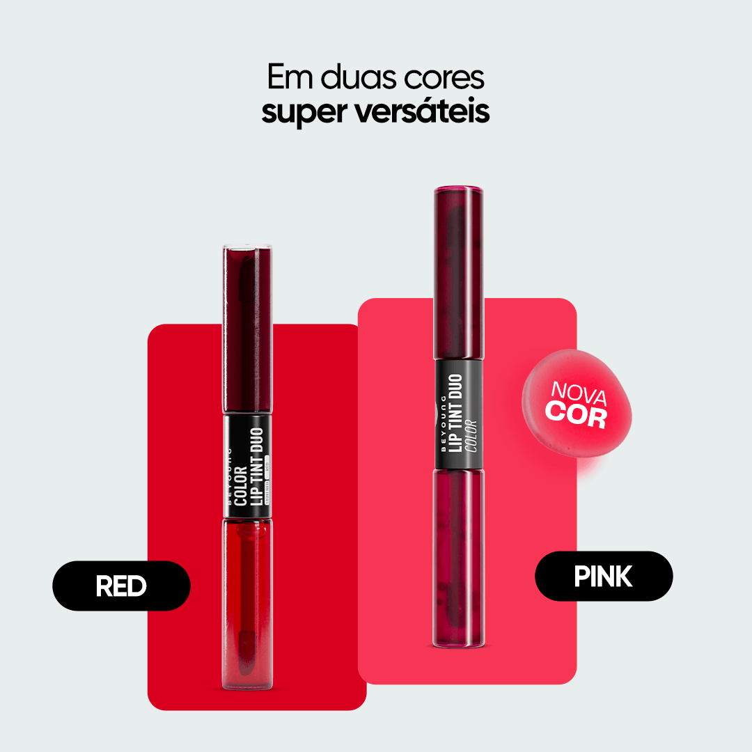 Miniatura Beyoung Lip Tint Pink Duas Cores com Ácido Hialurônico 9,4g