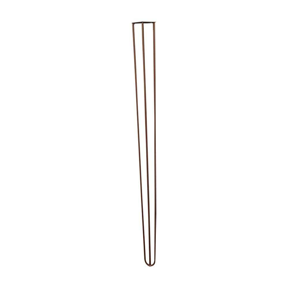 Miniatura Kit 4 Pés De Metal 90 Cm Aparador E Mesa De Canto Bronze