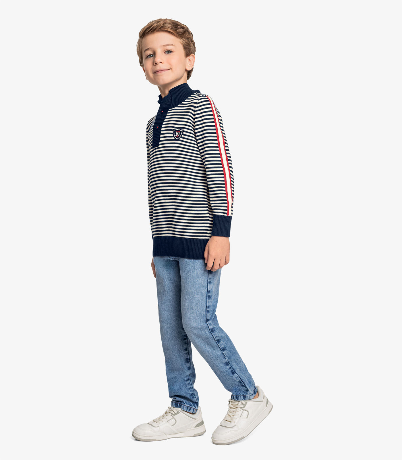 Miniatura Calça Jeans Infantil Masculina Trick Nick Azul 10