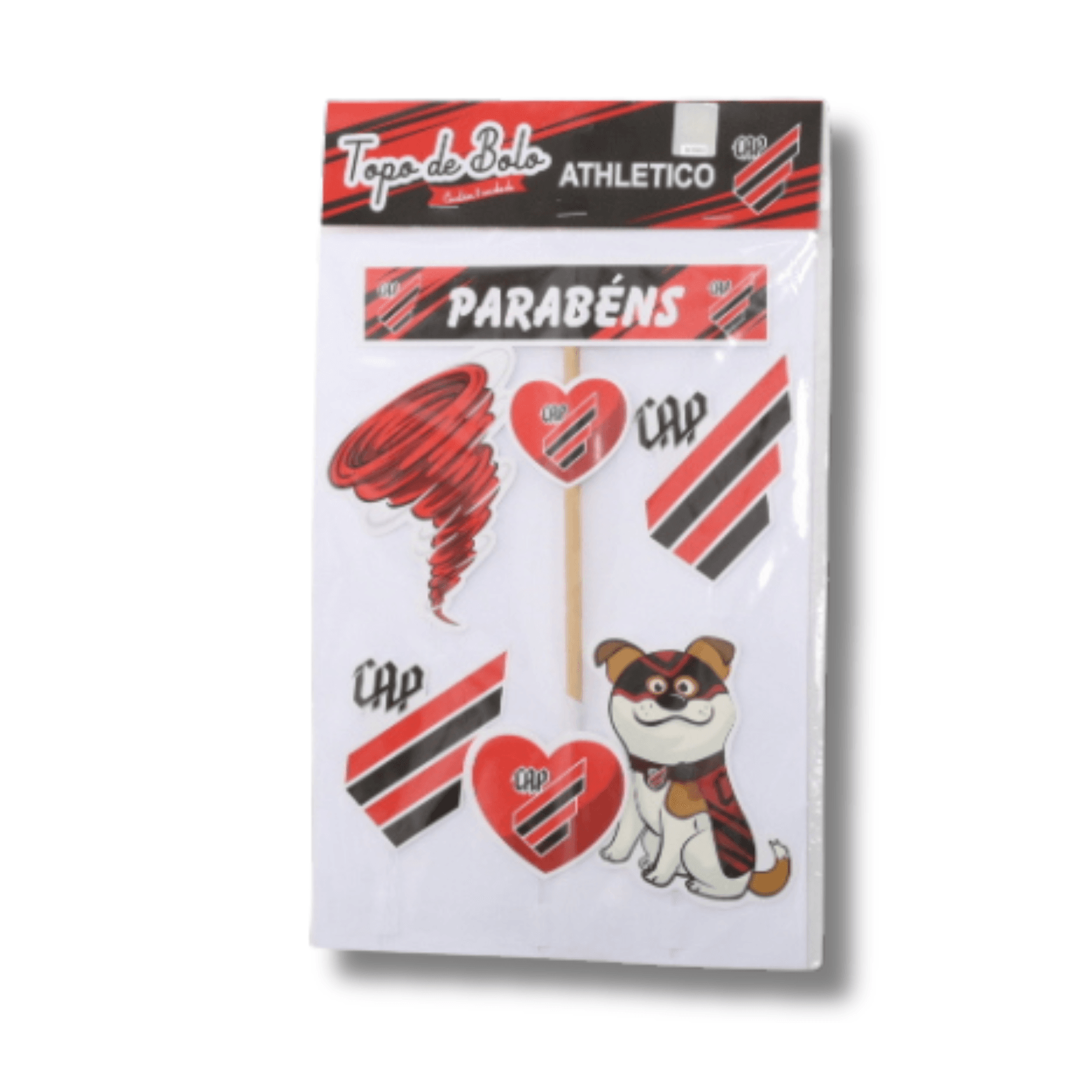 Miniatura Topper para Bolo Athletico Paranaense TAM UNICO
