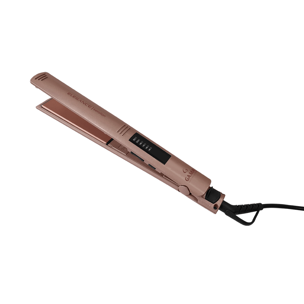 Miniatura Kit Escova Secadora Stylish Keration Brush 3D e Prancha Elegance Led Keration Pro Bivolt Bivolt
