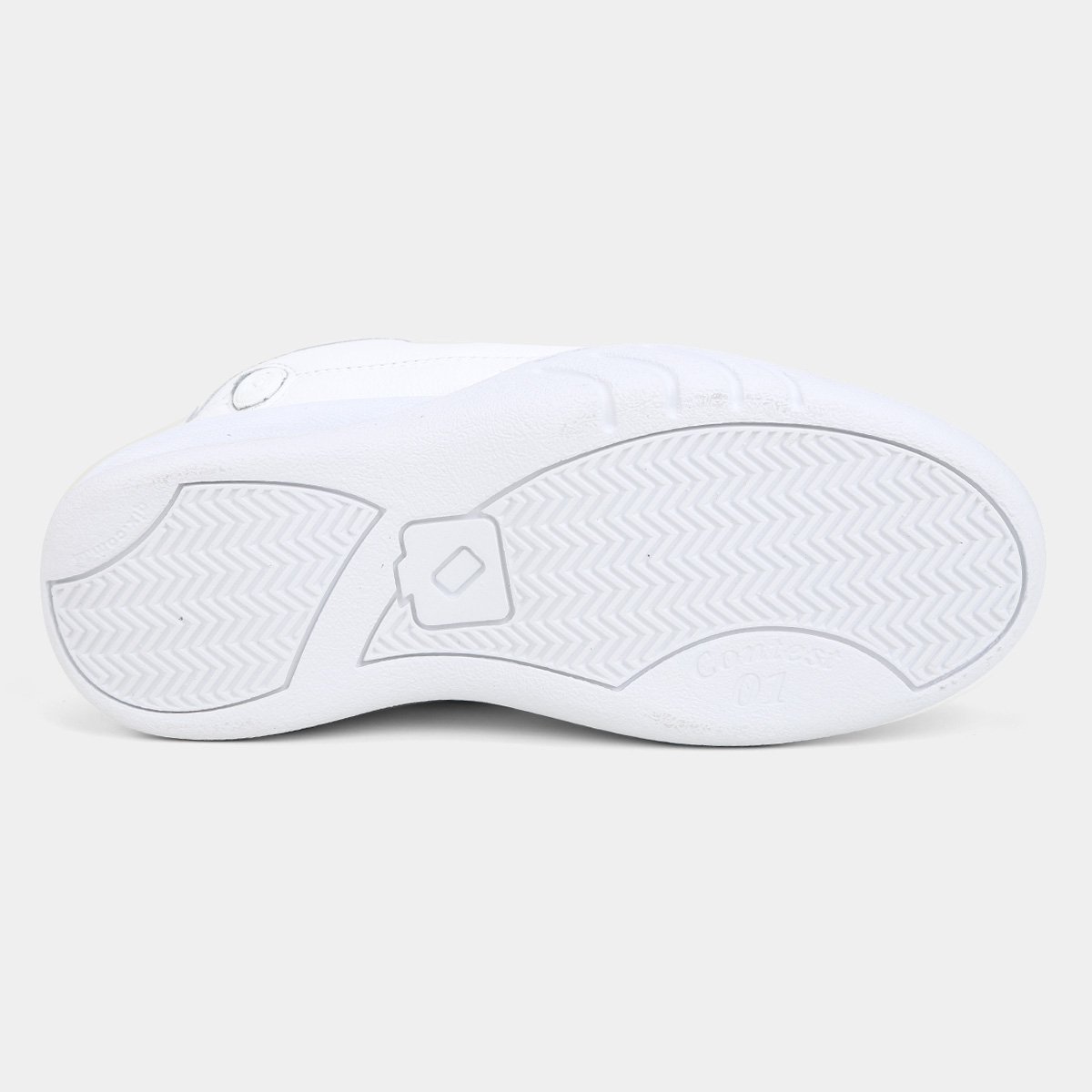Miniatura Tenis Qix Contest Couro Masculino Branco - 37