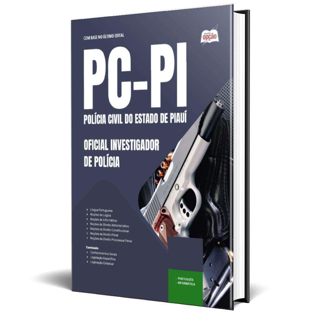 Miniatura Apostila Pc Pi 2025 - Oficial Investigador De Polícia
