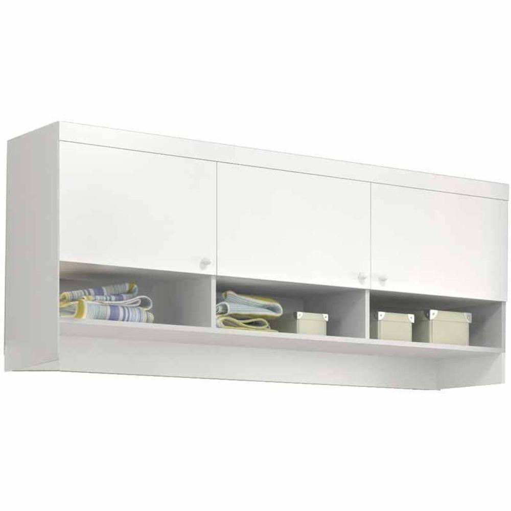 Miniatura Quarto De Bebê Modulado Eloísa Branco Brilho - Phoenix Baby