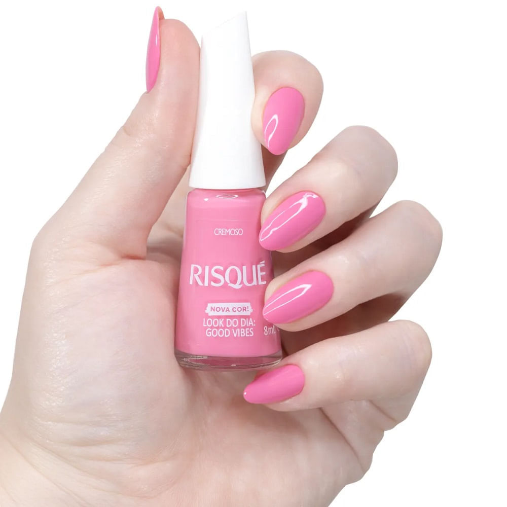 Miniatura Esmalte Cremoso Risqué Look do Dia Good Vibes 8ml