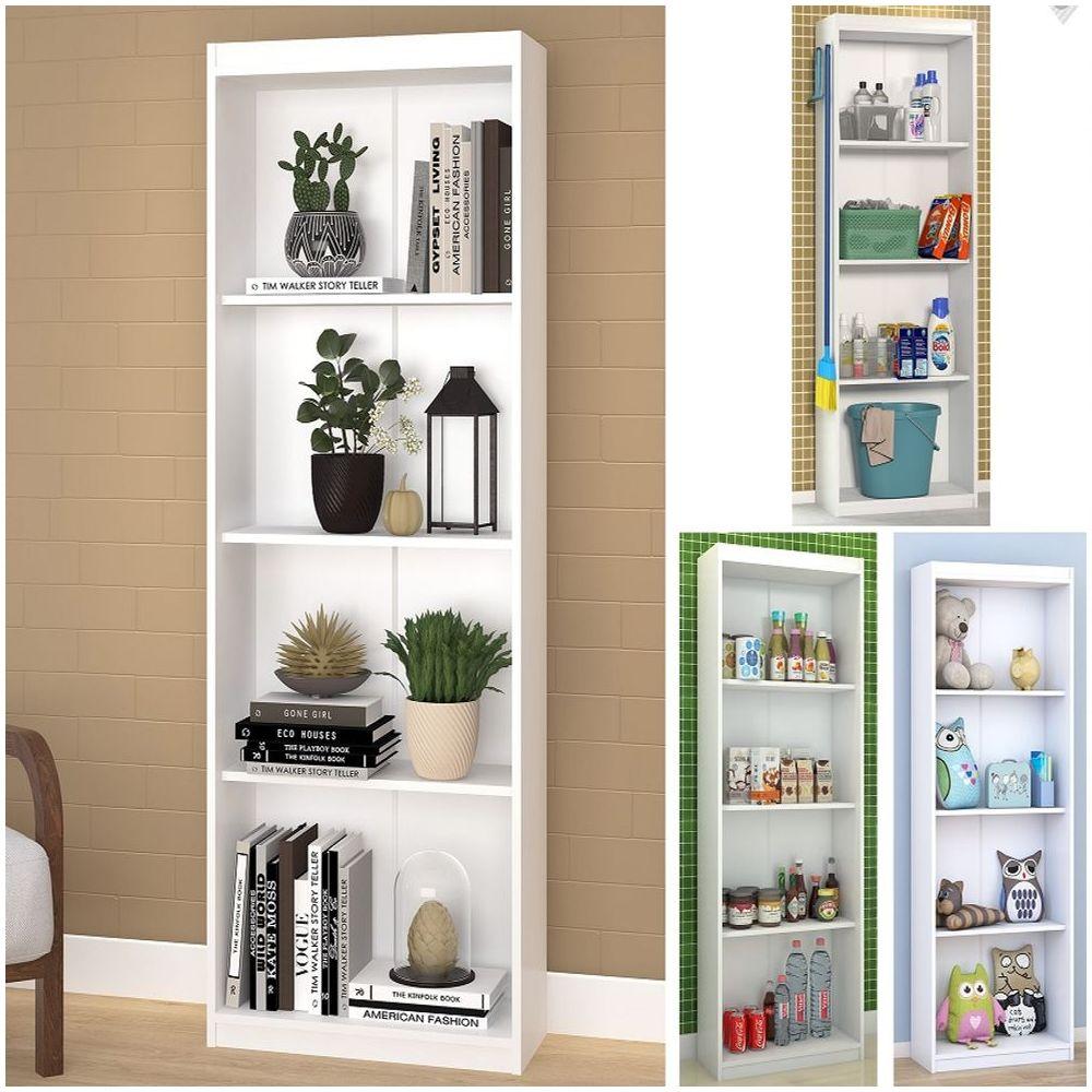 Miniatura Guarda Porta Livros Aparador 4 Prateleiras