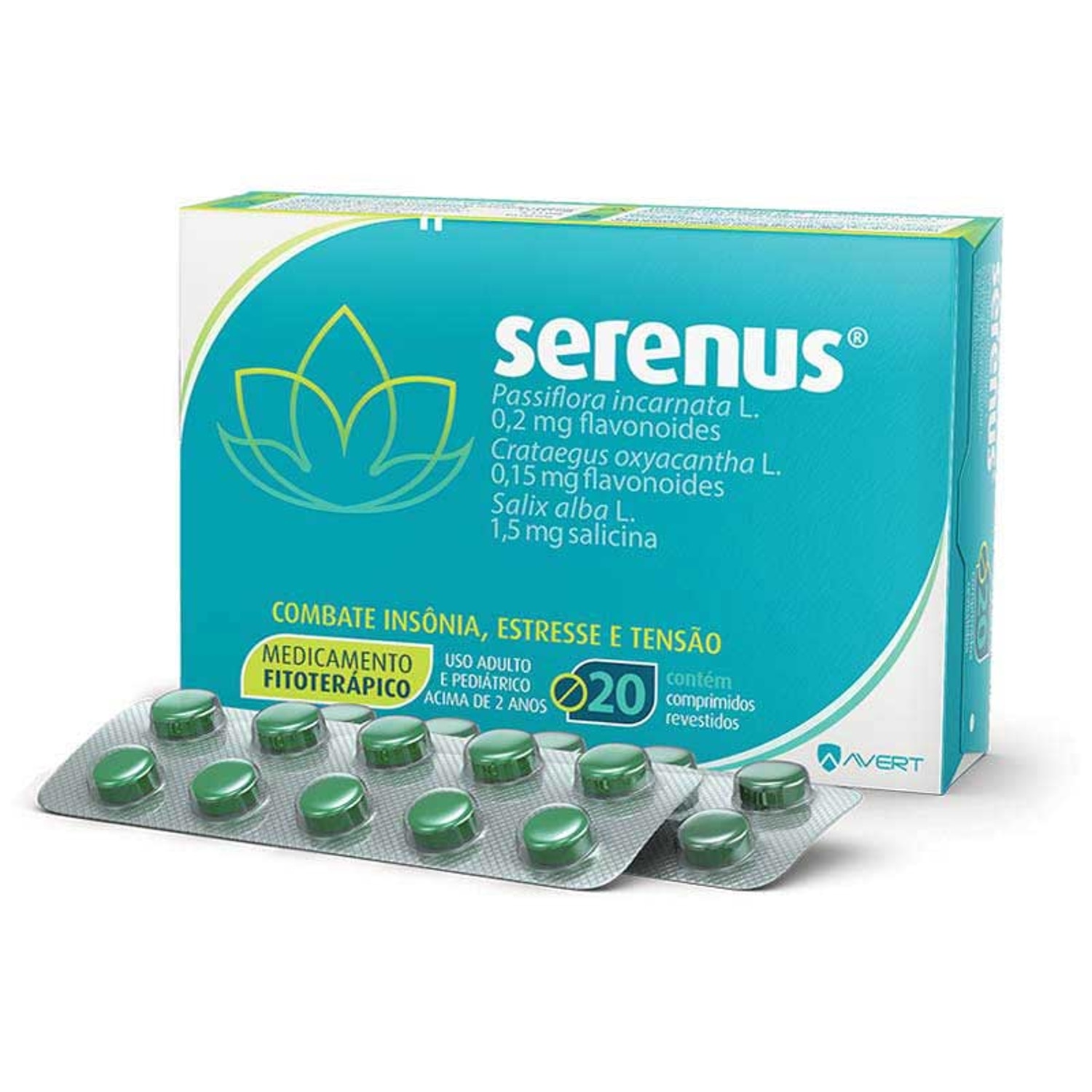 Miniatura Serenus 20 Comprimidos