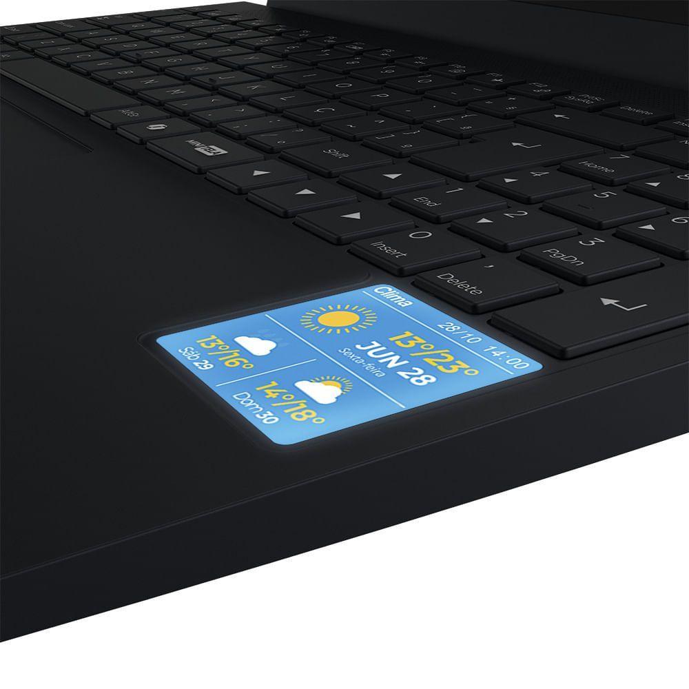 Notebook Positivo Vision R15M AMD Ryzen 7-5825U Linux 24GB RAM 512GB SSD Wi-Fi 6 - 15” Full HD IPS - Minitela - Preto