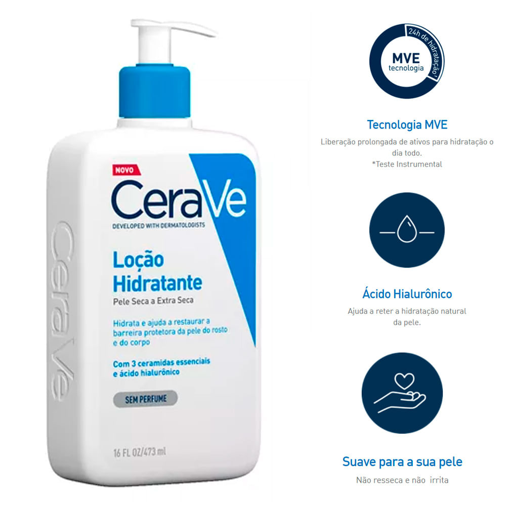 Miniatura Loção Corporal Hidratante CeraVe 473ml