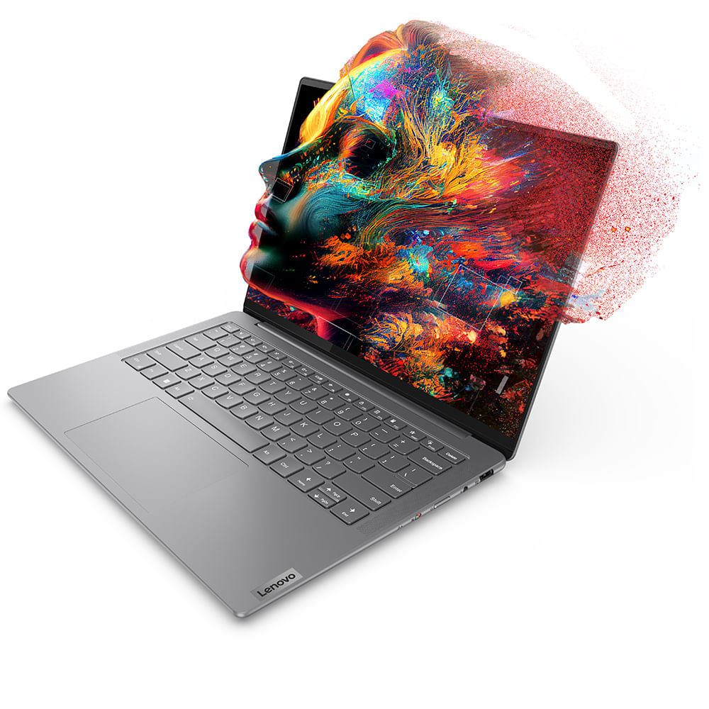 Miniatura Notebook Lenovo Yoga Slim 7i Core Ultra 5, 16GB, 512GB SSD, Tela de 14" OLED, Windows 11 - 83GM0003BR Bivolt