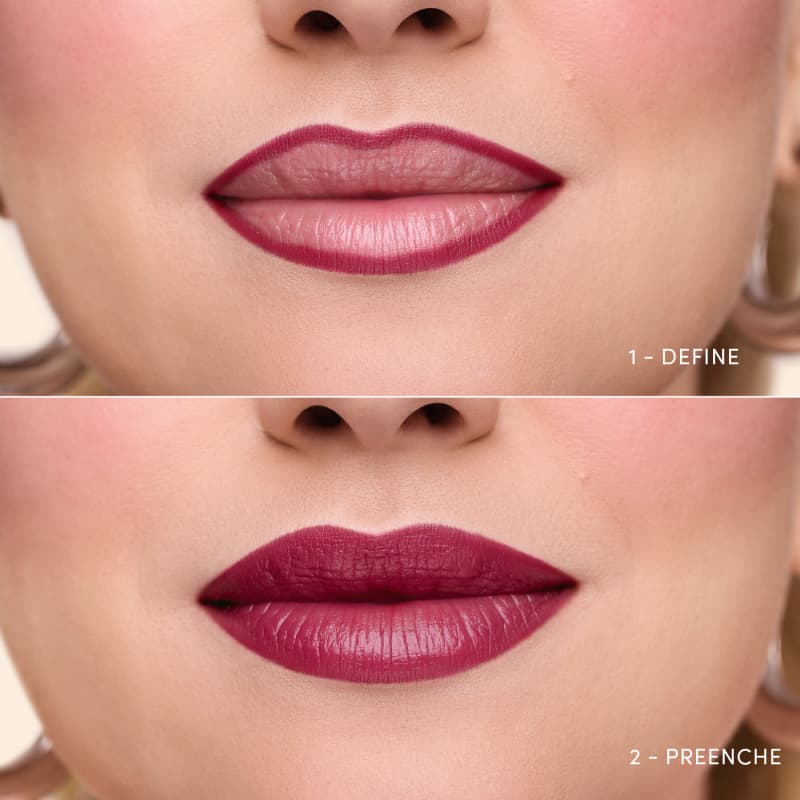 Miniatura Batom Niina Secrets by Eudora Duo Perfect Match Malva