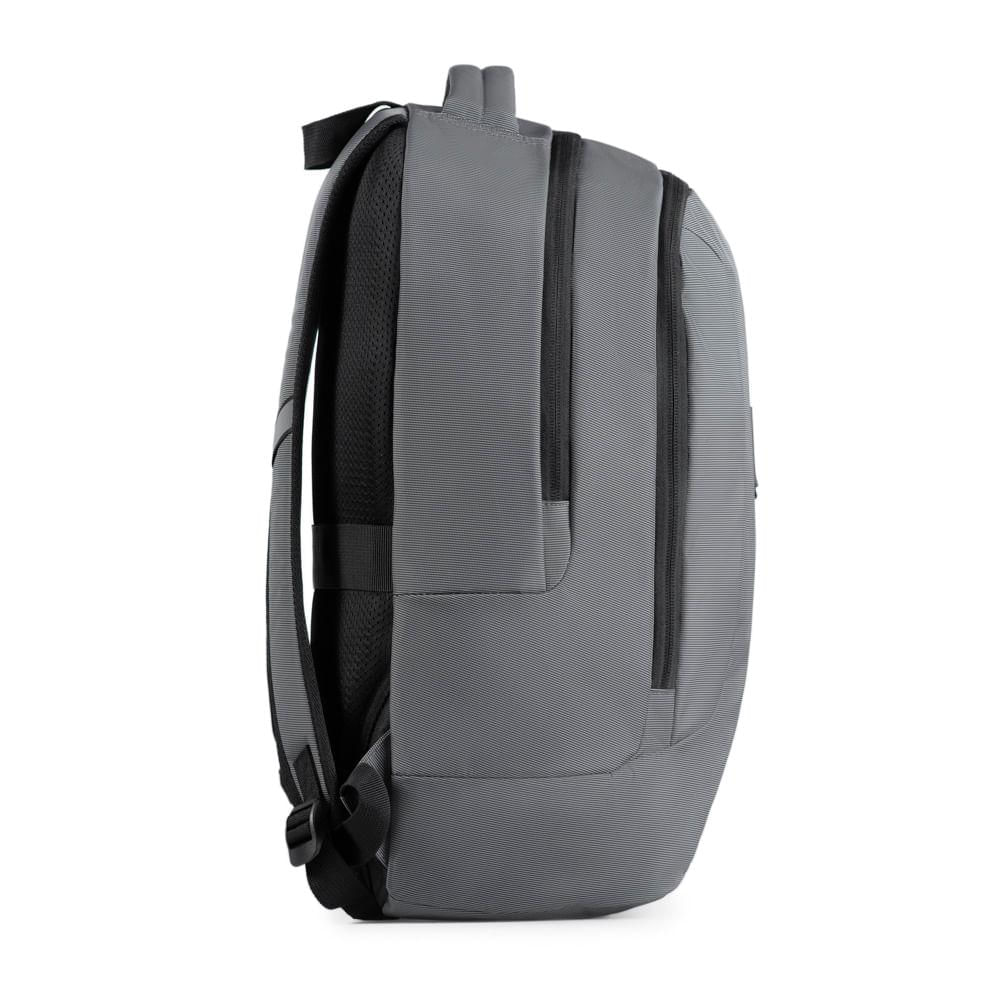 Miniatura Mochila Masculina Millenium para Notebook  Preta Cinza